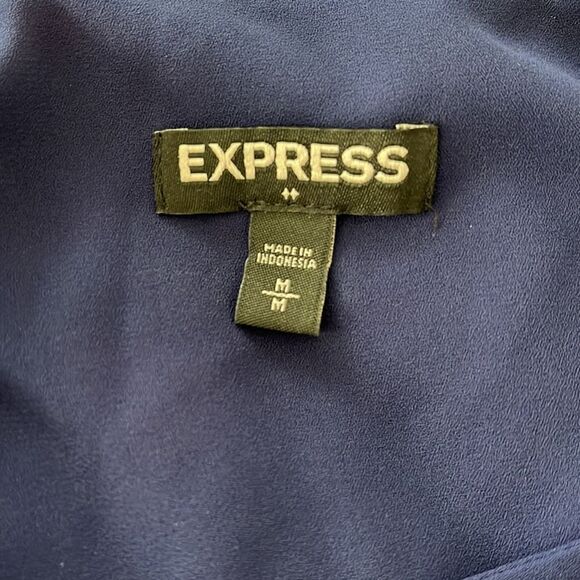 Express dark blue, loose fit tank top, size medium - Picture 3 of 5